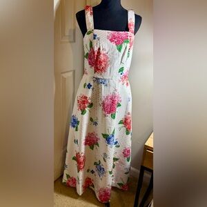 Draper James Floral Eyelet Midi Dress NWT $188 Size 2